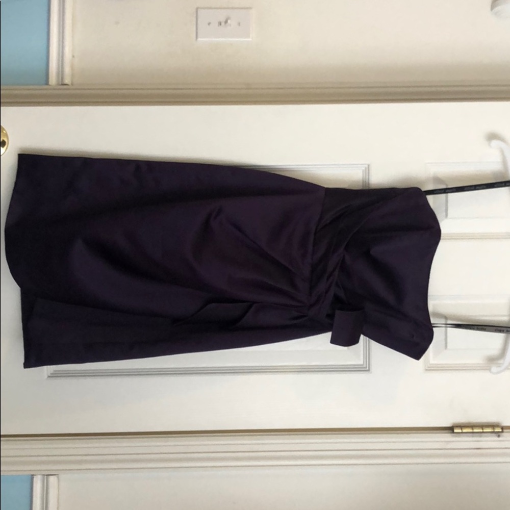 Purple cocktail dress